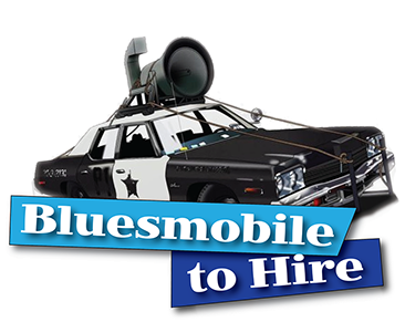 Hire the Blues Brothers Bluesmobile for all events within a 75 mile radius of Bedford, UK. 