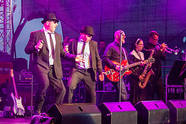 The All New Blues and Soul Revue - The UK's leading Blues Brothers Band. Performing at Bugjam 2018, supporting The Lightning Seeds.
